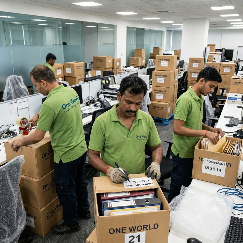 professional office packers movers India